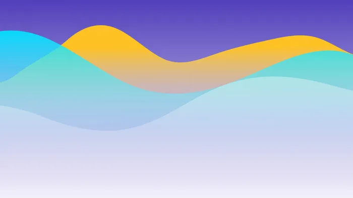 极简剪纸波浪弥散光渐变背景图设计素材