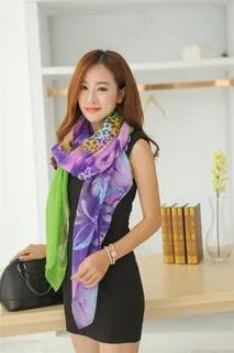 室内围巾模特写真