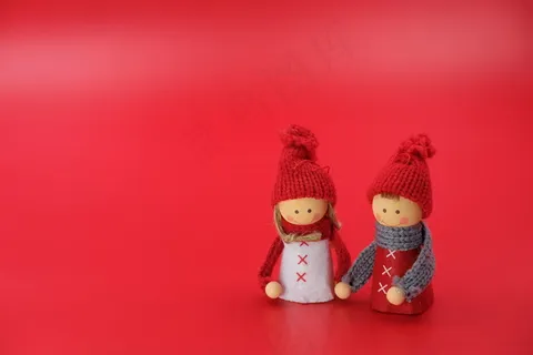 红色简约ppt背景图片