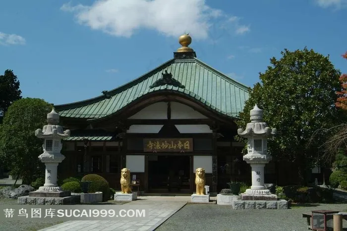 温泉之乡箱根古建筑风景素材