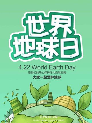 世界地球日 世界地球日海报图片