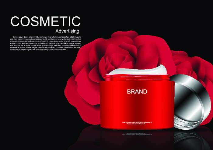 设计化妆品样品素材