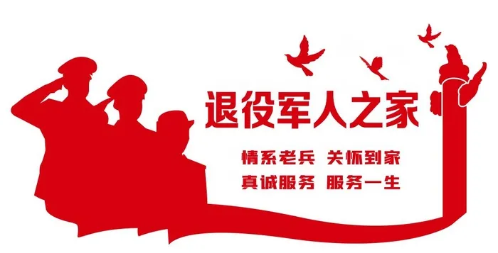 退役军人之家党建文化墙