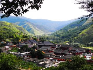 山西旅游-五台山-全景