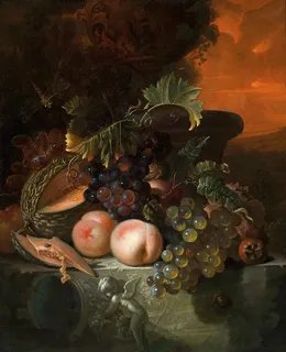 静物花卉油画图片 静物花卉油画图片