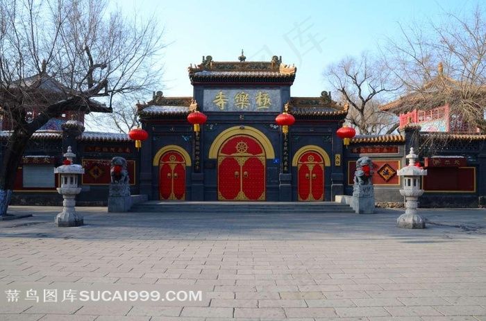 气派的极乐寺全景