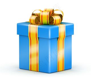 精致蓝色礼品盒