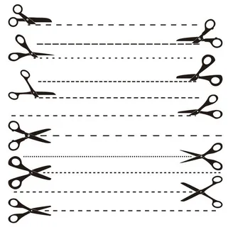 矢量请沿虚线剪开