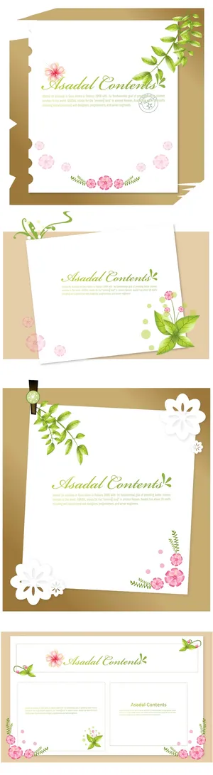 简约风名片海报边框图框素材AI矢量图 (146)