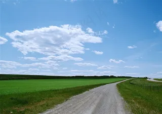 蔚蓝色的天空云层素材