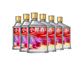 超市商品清晰大图免抠实物摄影png格式图片透明底品牌白酒小朗酒(2)