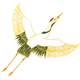 中国风古典中式国潮风手绘飞鹤图案仙鹤装饰素材PNG免抠插画元素