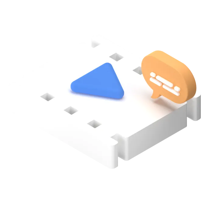视频简约3D数据png图标素材