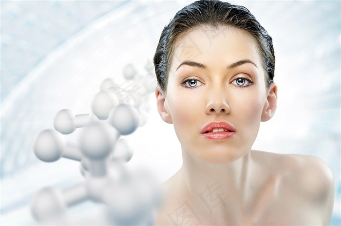 创意基因美容模特