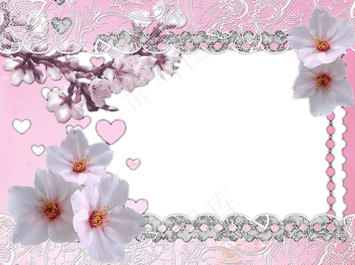 花边相框素材图片下载