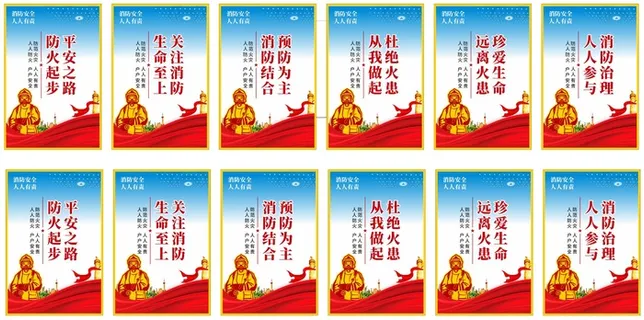 消防安全宣传展板