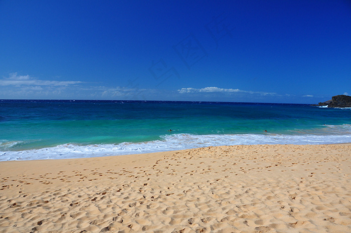 夏天夏日海滩沙滩阳光海浪