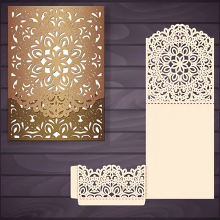 设计结婚邀请卡素材