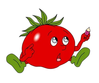 卡通小番茄红色