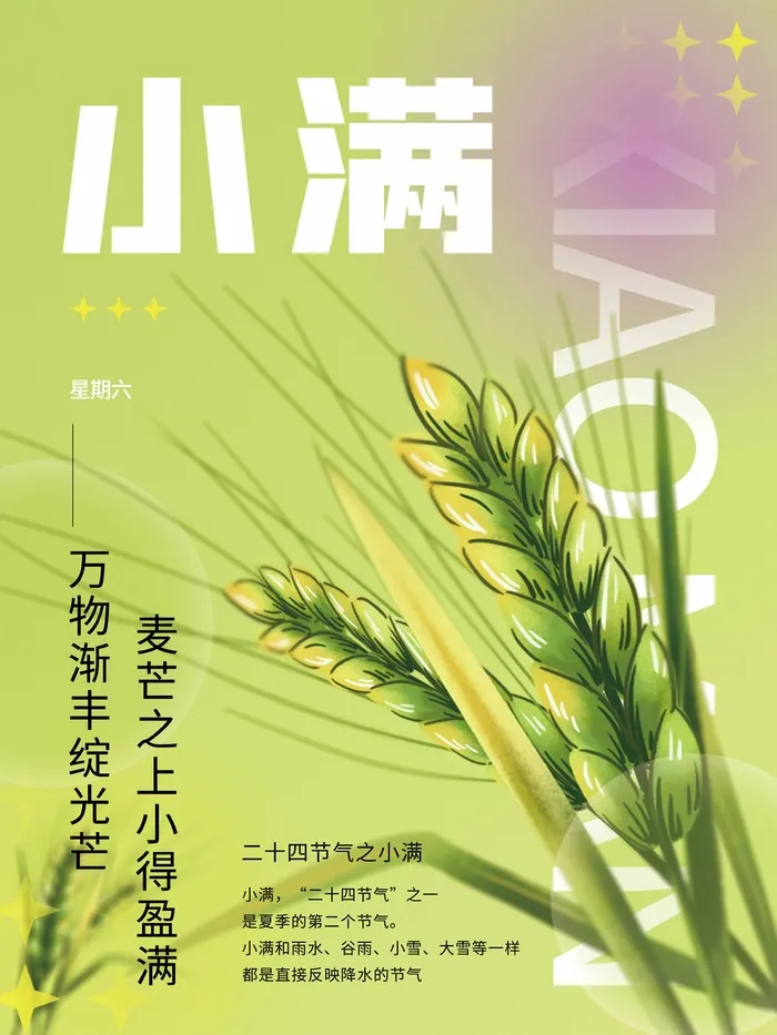 小满 小满活动宣传psd模版下载