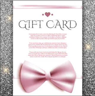 设计礼物卡素材