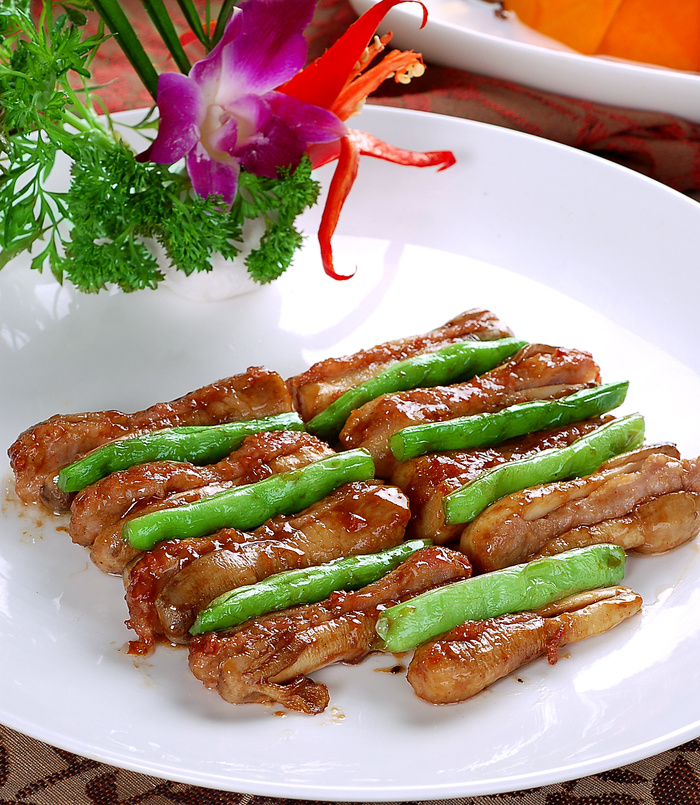 XCXC0951鹅肝酱炒鸡腿菇