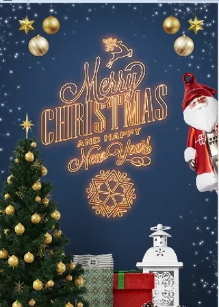 圣诞节礼物背景风景