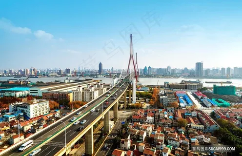 城市跨江桥建筑图片 城市跨江桥建筑图片
