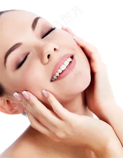 美容灿烂笑容美容图片