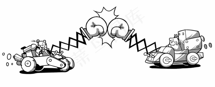 大打出手互不相让