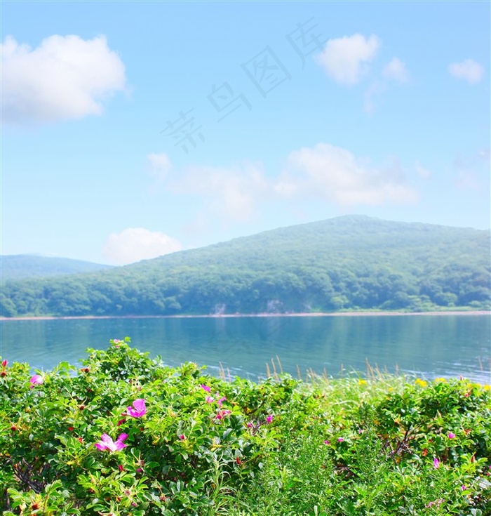 秀丽山水湖泊风景