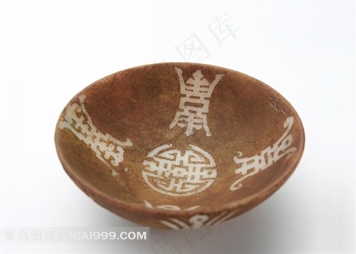 精美的寿字碗摄影素材