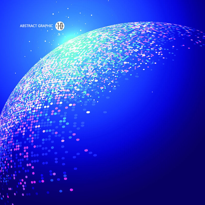 几何抽象粒子线条光线科技感网页banner展板背景AI矢量设计素材