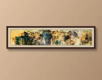 高清国画《庐山图》