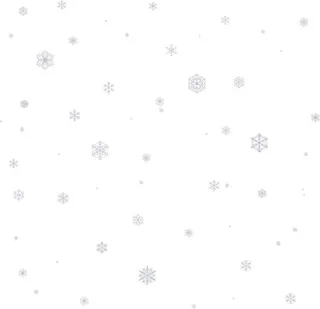 飘落的雪花 PNG免抠