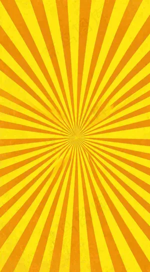 黄色渐变旋转放射背景