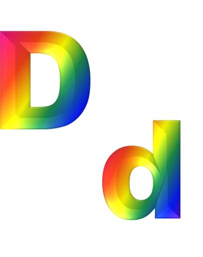 字母D PNG免抠(570x720)