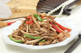 茶树菇炒五花肉 (3)