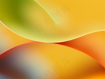 淡黄色3d彩纸效果高清图片