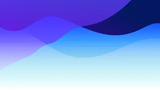 极简剪纸波浪弥散光渐变背景图