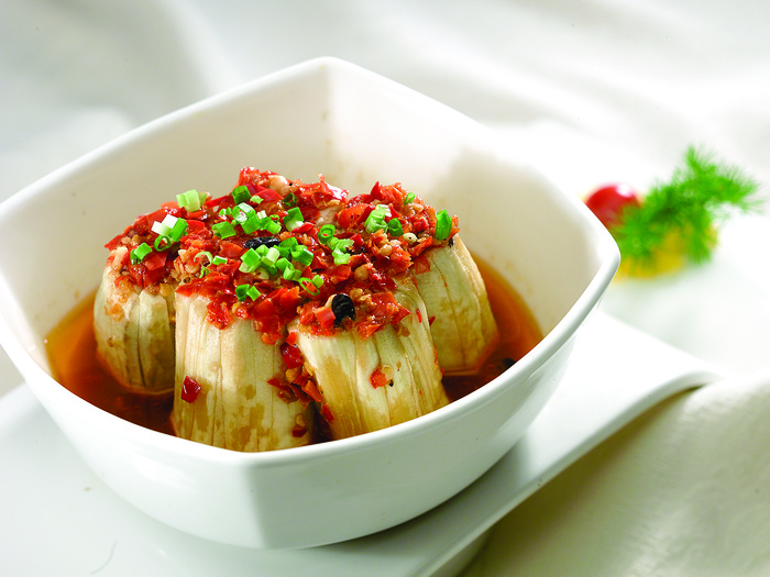 LCSC1703米汤蒸茄子  16元份