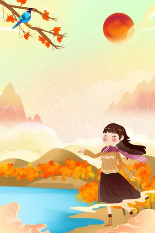 中式古典国潮来袭海报展板宣传背景图PSD设计PS模板素材