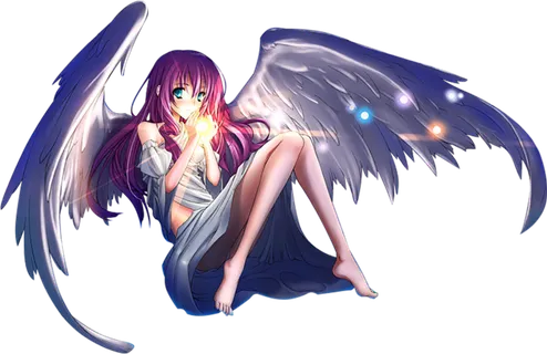 天使女孩卡通简笔