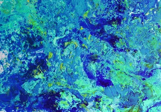 抽象艺术油漆颜料混色流体简笔背景