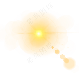 太阳光晕免扣素材