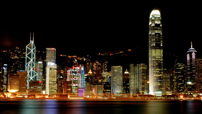 大城市的夜灯