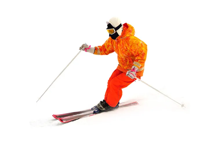 冬天滑雪的人物高清图片