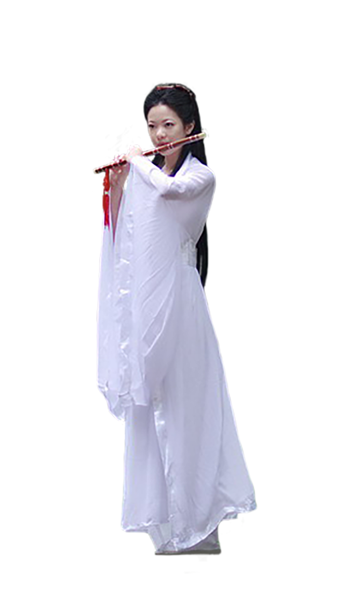 14 (5)免抠元素 免抠摄影 美女 人物 服装 古风 演奏