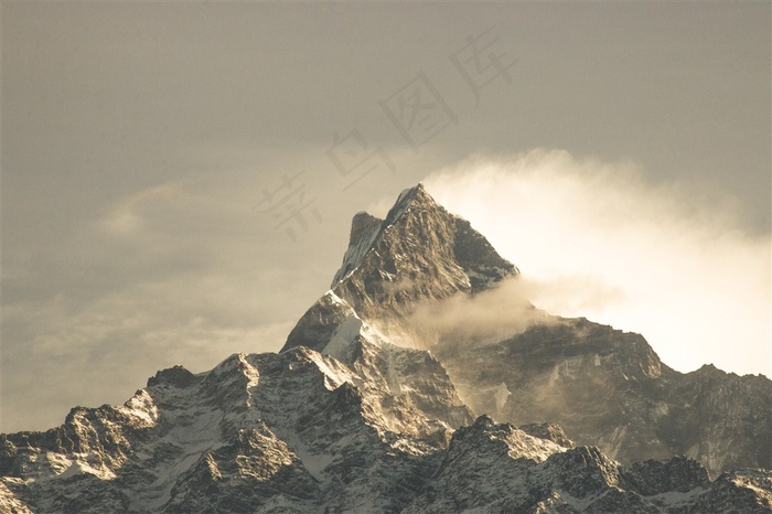 大自然雪山风景图片