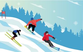 冬奥会插画